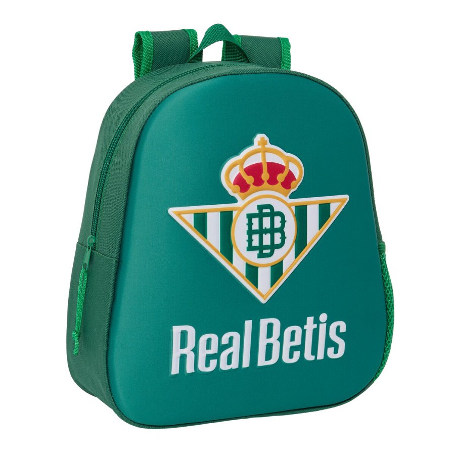 3D Skoletaske Real Betis Balompi Grn 27 x 33 x 10 cm #1