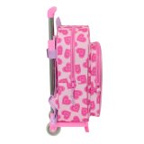 Skolerygsk med Hjul Barbie Love Pink 26 x 34 x 11 cm #3