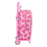 Skolerygsk med Hjul Barbie Love Pink 22 x 27 x 10 cm #3
