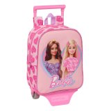 Skolerygsk med Hjul Barbie Love Pink 22 x 27 x 10 cm #1