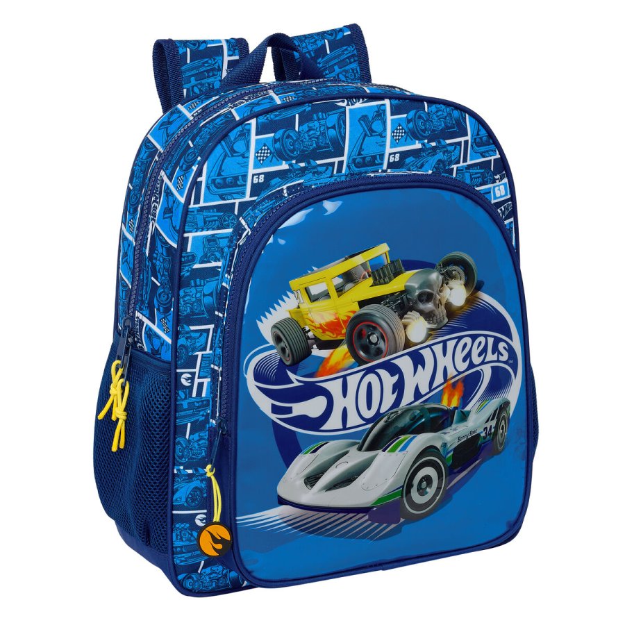 Skoletaske Hot Wheels Sonny Marinebl 32 x 38 x 12 cm #1