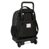 Skolerygsk med Hjul One Piece Sort 33 x 45 x 22 cm #3