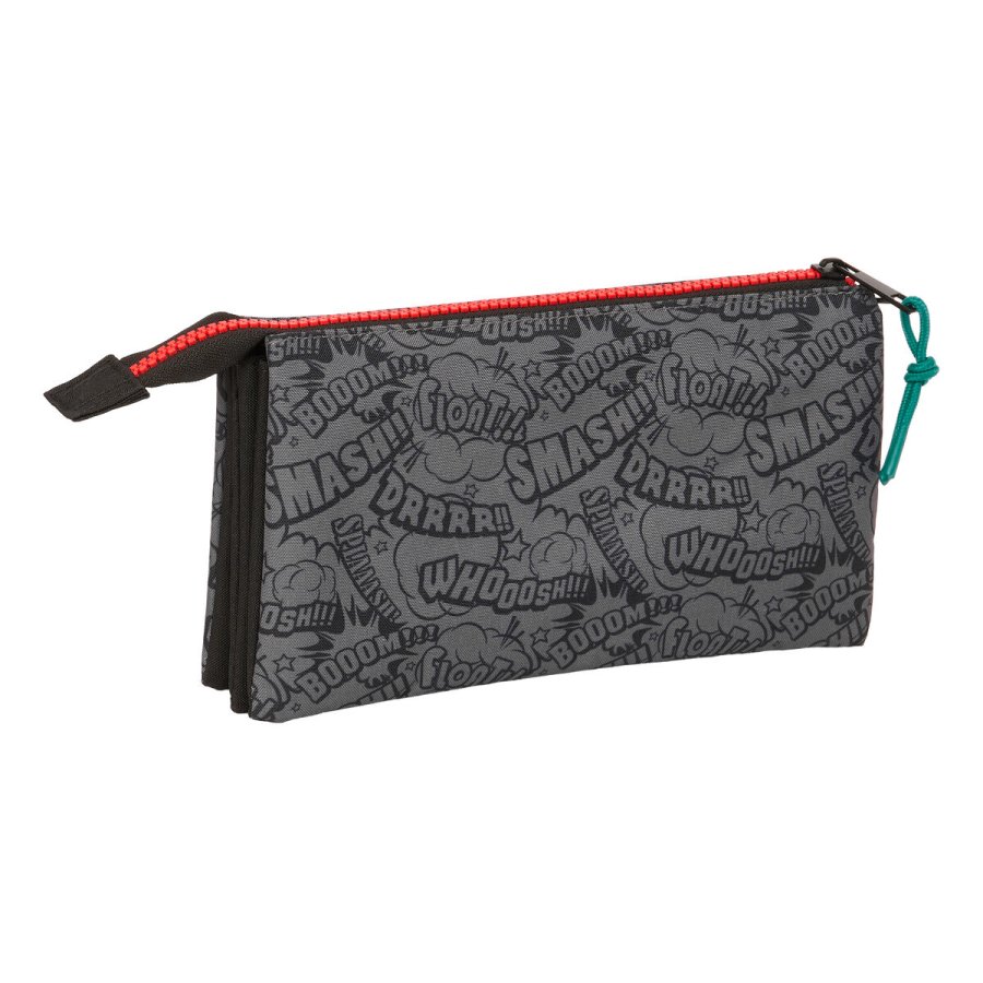 Penalhus My Hero Academia Sort 22 x 12 x 3 cm #1