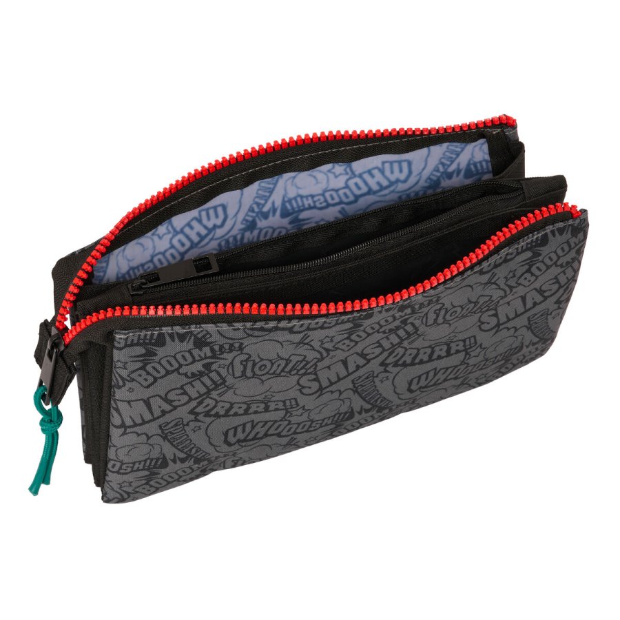 Penalhus My Hero Academia Sort 22 x 12 x 3 cm #2