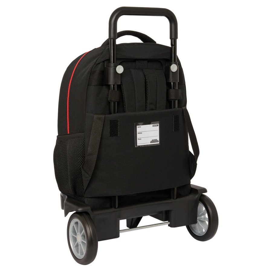 Skolerygsk med Hjul My Hero Academia Sort 33 x 45 x 22 cm #3