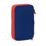 Dobbelt penalhus Atltico Madrid Bl Rd 12.5 x 19.5 x 4 cm (28 Dele) #2