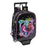 Skolerygsk med Hjul Monster High Sort 22 x 27 x 10 cm #1