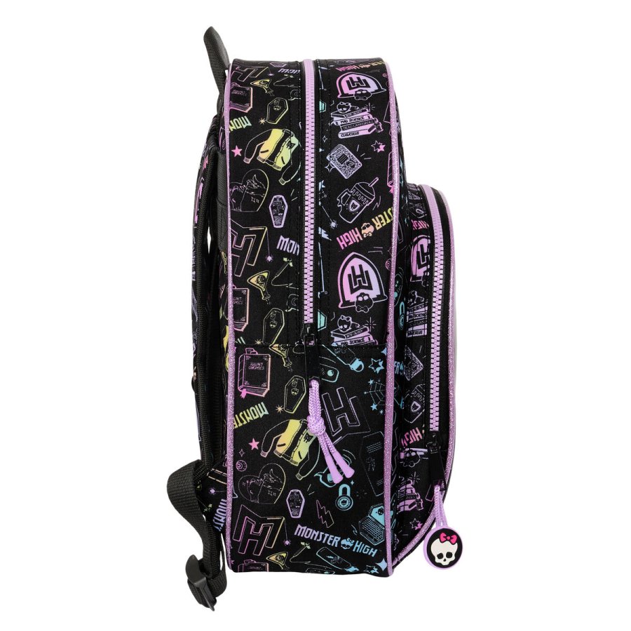 Brnetaske Monster High Sort 28 x 34 x 10 cm #2