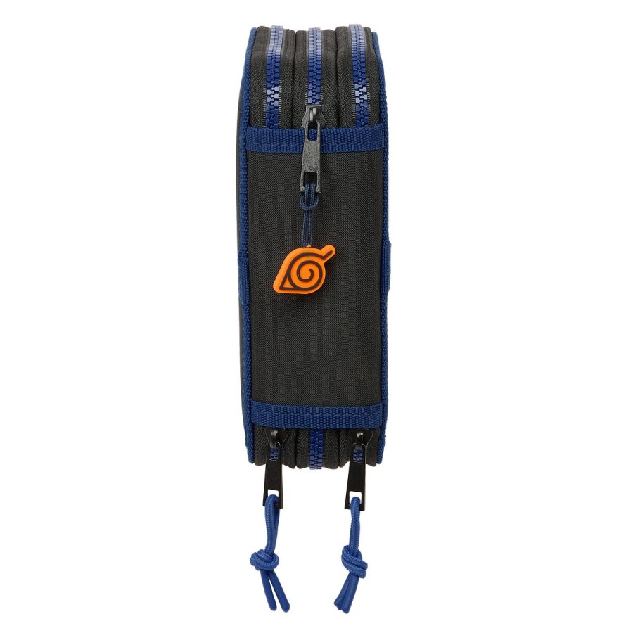 Tredobbelt Penalhus Naruto Ninja Bl Sort 12,5 x 19,5 x 5,5 cm 36 Dele #4