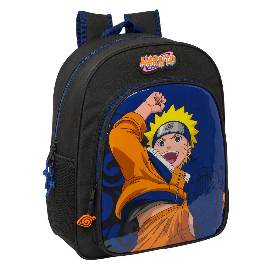 Skoletaske Naruto Ninja Bl Sort 32 x 38 x 12 cm #1