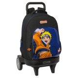 Skolerygsk med Hjul Naruto Ninja Bl Sort 33 x 45 x 22 cm #1