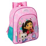 Skoletaske Gabby's Dollhouse Party Pink 26 x 34 x 11 cm #1