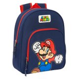 Skoletaske Super Mario World Marinebl 28 x 34 x 10 cm #1