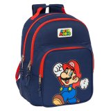 Skoletaske Super Mario World Marinebl 32 x 42 x 15 cm #1