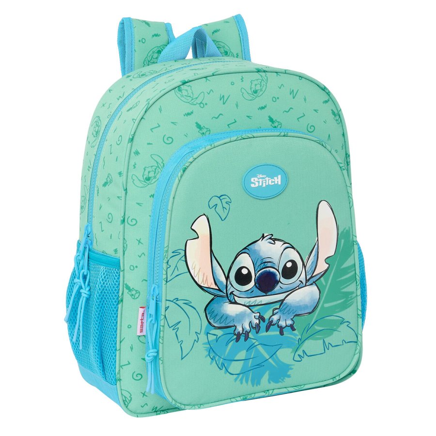 Skoletaske Lilo & Stitch Aloha Turkisbl 32 x 38 x 12 cm #1