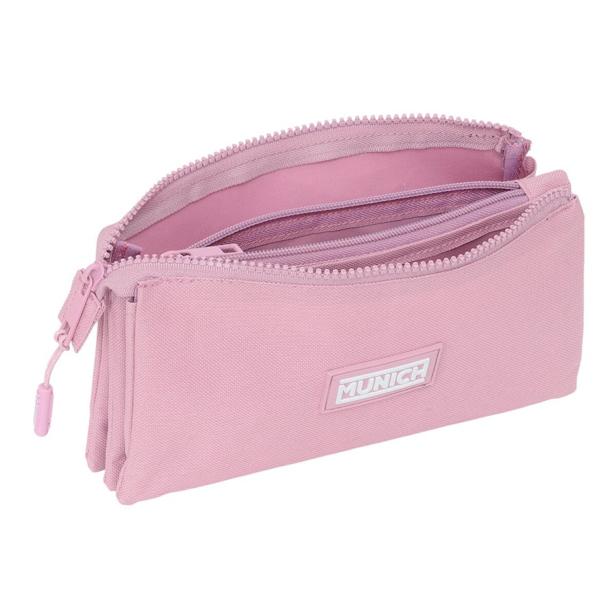 Tredobbelt bretaske Munich Basic Pink 22 x 12 x 3 cm #2