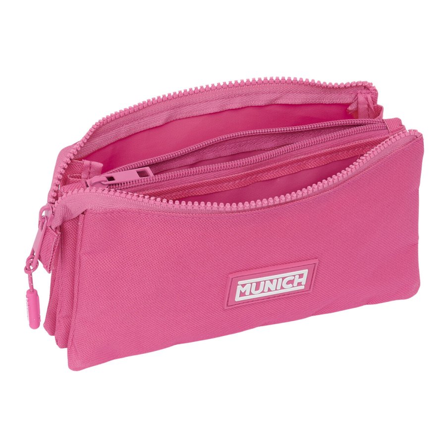 Tredobbelt bretaske Munich Basic Fuchsia 22 x 12 x 3 cm #2