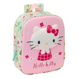 Skoletaske Hello Kitty Grn Pink 22 x 27 x 10 cm 3D #1