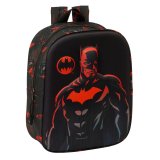 Skoletaske Batman Sort 22 x 27 x 10 cm 3D #1