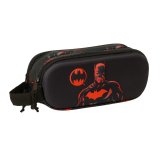 Dobbelt carry-all Batman Sort 21 x 8 x 6 cm 3D #1