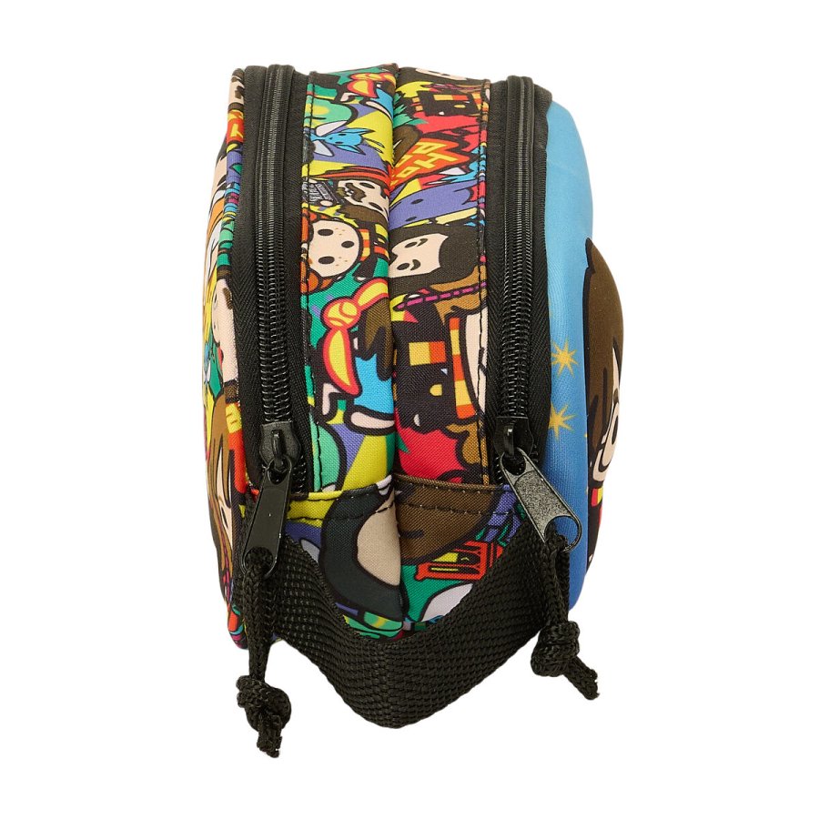 Dobbelt carry-all Harry Potter Bl Multifarvet 21 x 8 x 6 cm 3D #2