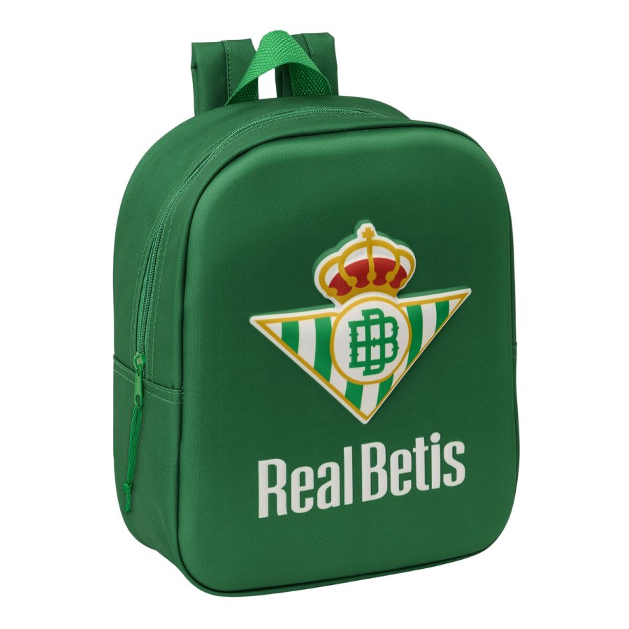 Skoletaske Real Betis Balompi Grn 22 x 27 x 10 cm 3D #1