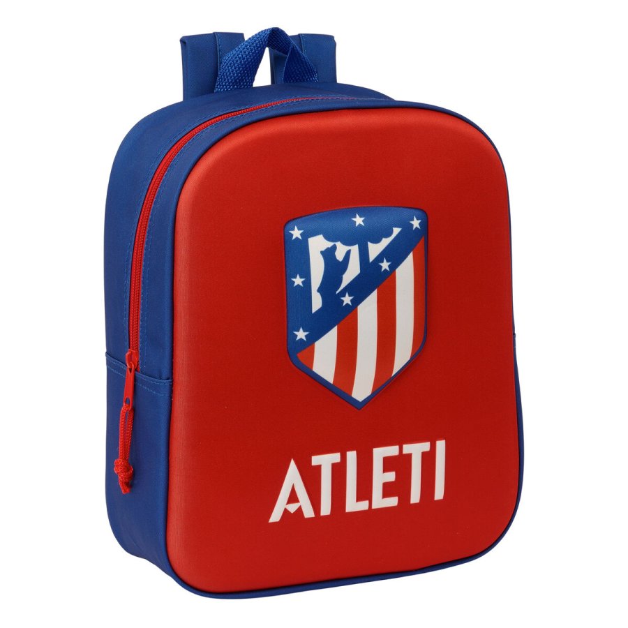 Skoletaske Atltico Madrid Rd 22 x 27 x 10 cm 3D #1