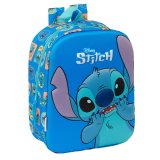 Skoletaske Lilo & Stitch Bl 22 x 27 x 10 cm 3D #1