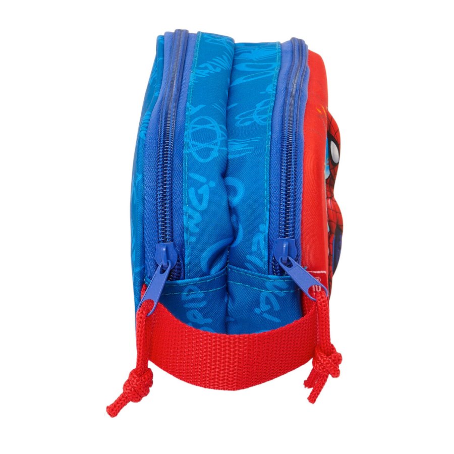 Dobbelt carry-all Spider-Man Rd Marinebl 21 x 8 x 6 cm 3D #3