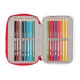 Tredobbelt Penalhus Sevilla Ftbol Club Rd 12,5 x 19,5 x 5,5 cm 36 Dele #2