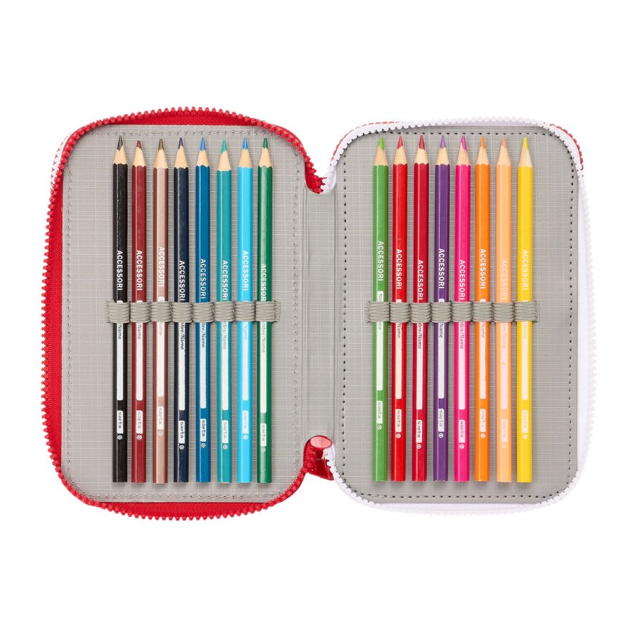 Tredobbelt Penalhus Sevilla Ftbol Club Rd 12,5 x 19,5 x 5,5 cm 36 Dele #2