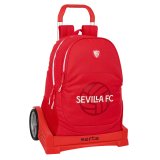 Skolerygsk med Hjul Sevilla Ftbol Club Rd 32 x 44 x 16 cm #1