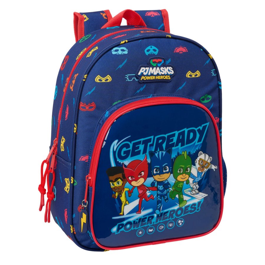 Skoletaske PJ Masks Ready Marinebl 26 x 34 x 11 cm #1