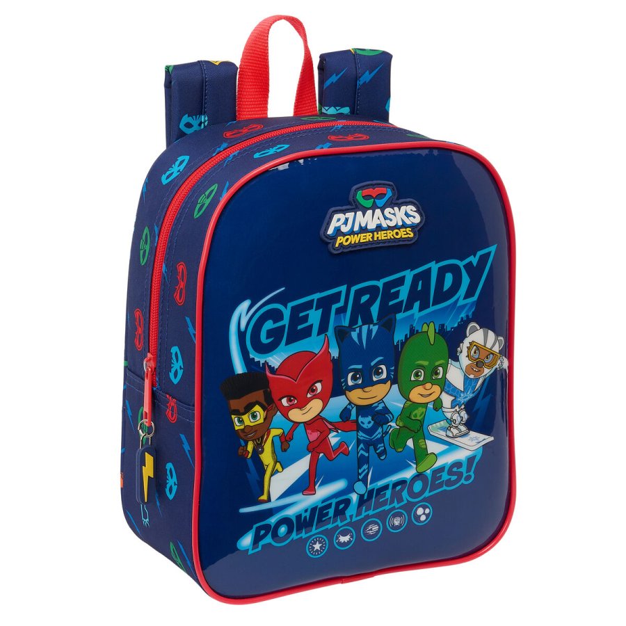 Skoletaske PJ Masks Ready Marinebl 22 x 27 x 10 cm #1