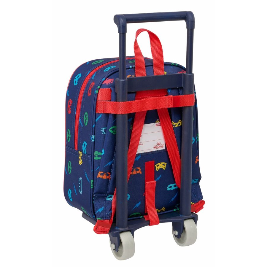 Skolerygsk med Hjul PJ Masks Ready 22 x 27 x 10 cm #5