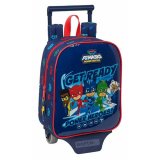 Skolerygsk med Hjul PJ Masks Ready 22 x 27 x 10 cm #7