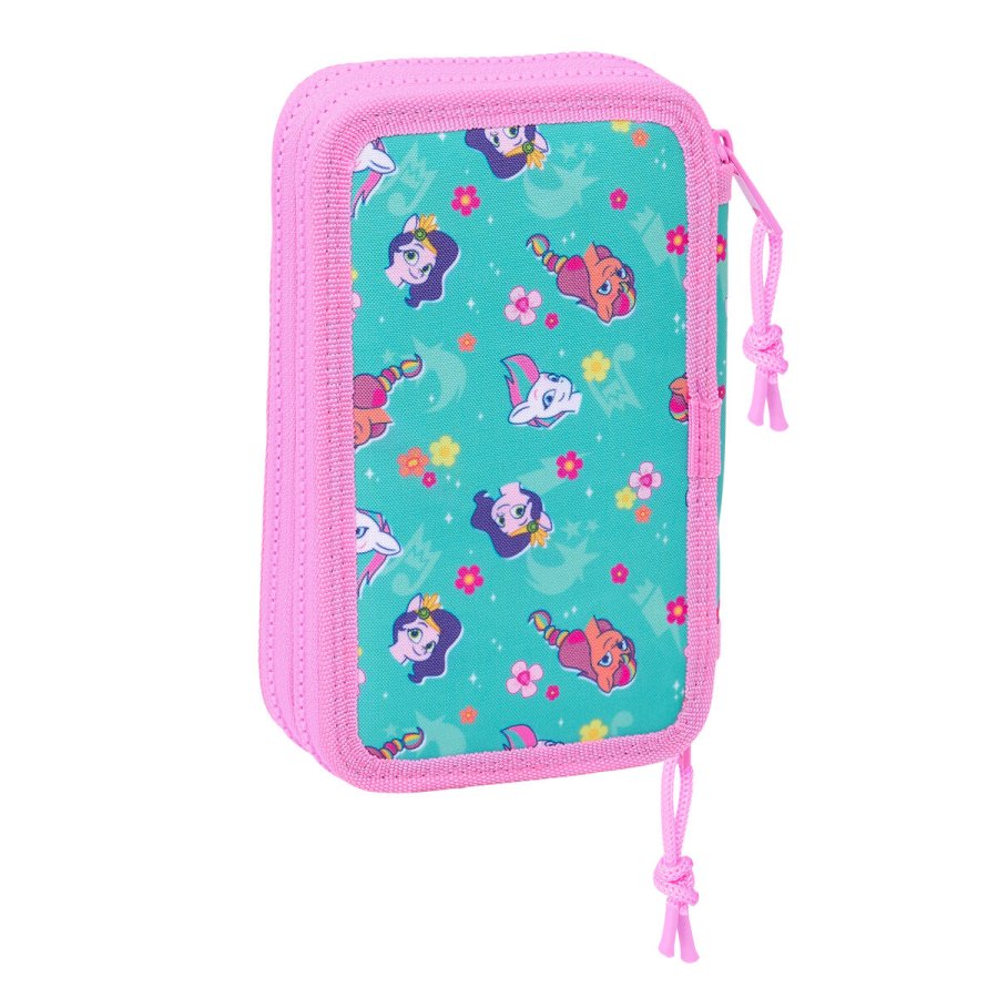 Dobbelt penalhus My Little Pony Magic Pink Turkisbl 12.5 x 19.5 x 4 cm 28 Dele #5