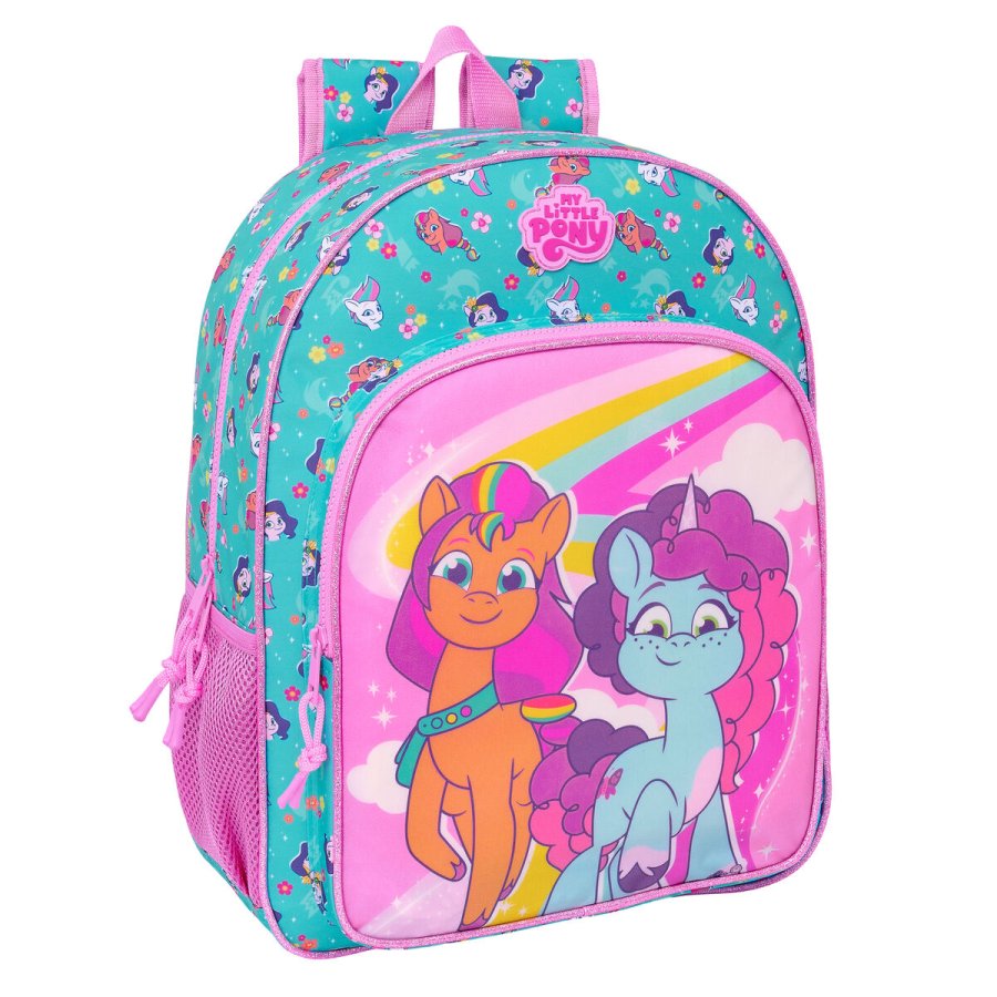 Skoletaske My Little Pony Magic Pink Turkisbl 33 x 42 x 14 cm #1