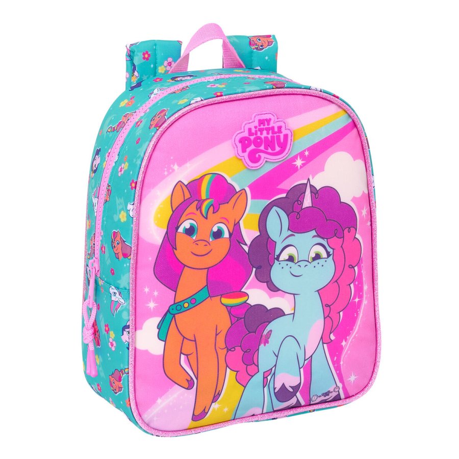 Skoletaske My Little Pony Magic Pink Turkisbl 22 x 27 x 10 cm #1