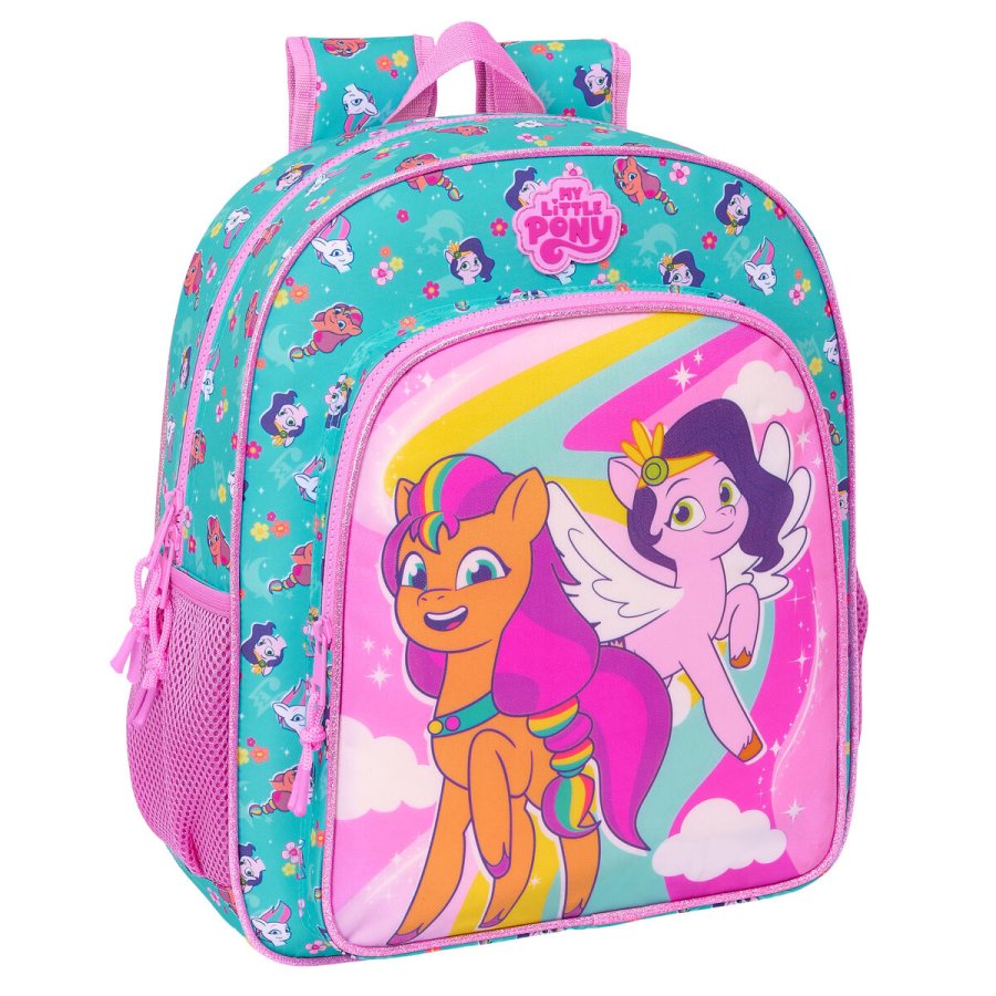 Skoletaske My Little Pony Magic Pink Turkisbl 32 x 38 x 12 cm #1