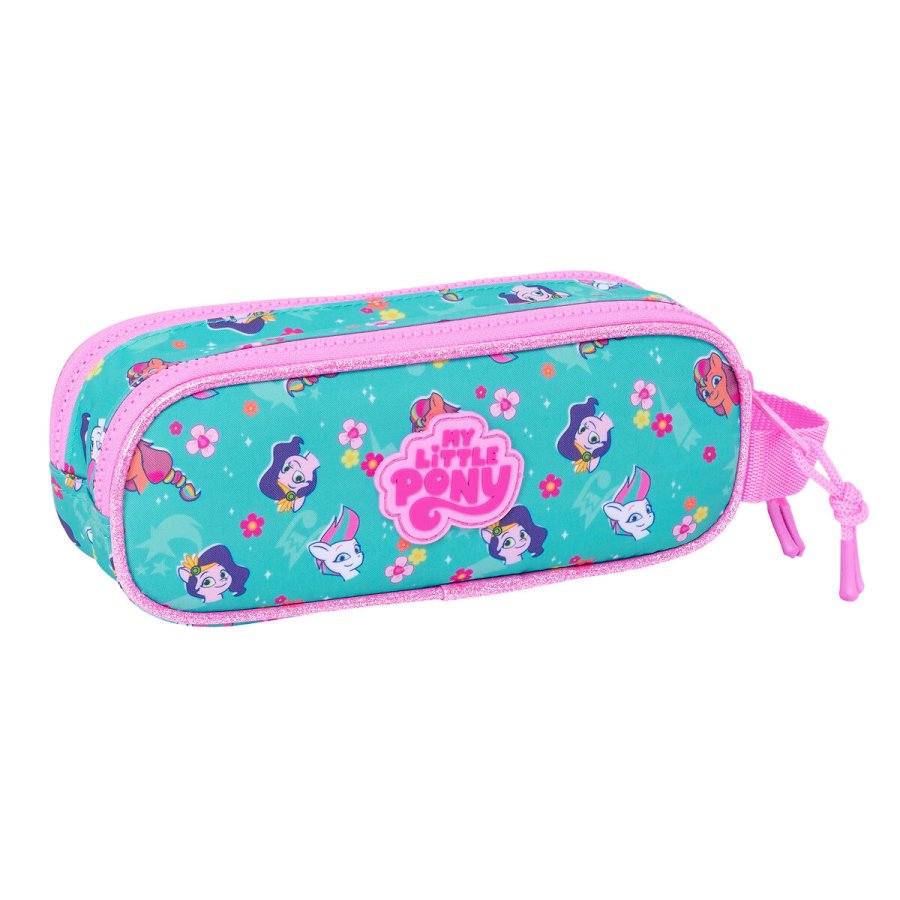 Dobbelt carry-all My Little Pony Magic Pink Turkisbl 21 x 8 x 6 cm #1