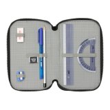 Tredobbelt Penalhus Teenage Mutant Ninja Turtles Sort Gr 12,5 x 19,5 x 5,5 cm 36 Dele #4