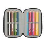 Tredobbelt Penalhus Teenage Mutant Ninja Turtles Sort Gr 12,5 x 19,5 x 5,5 cm 36 Dele #5