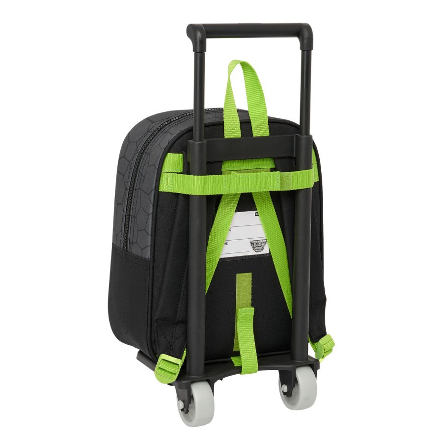 Skolerygsk med Hjul Teenage Mutant Ninja Turtles Sort Gr 22 x 27 x 10 cm #2