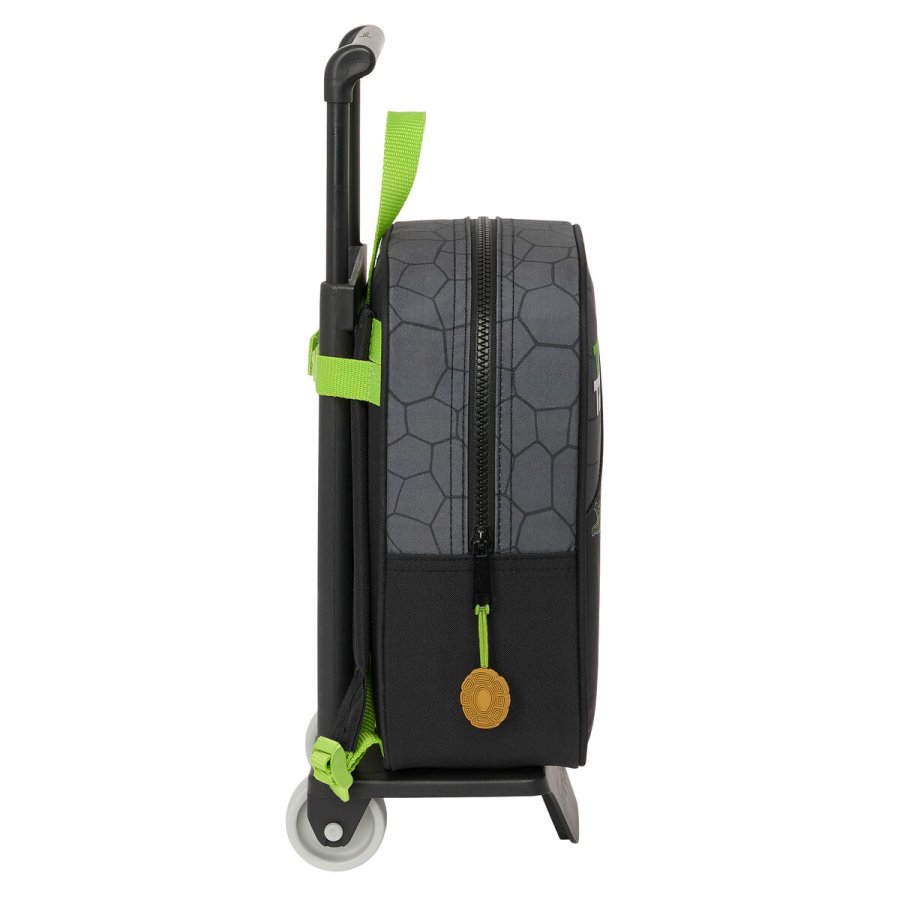 Skolerygsk med Hjul Teenage Mutant Ninja Turtles Sort Gr 22 x 27 x 10 cm #3