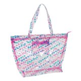 Hndtasker til damer Barbie Logomania Gennemsigtig Lyserd 54 x 35 x 17 cm #4