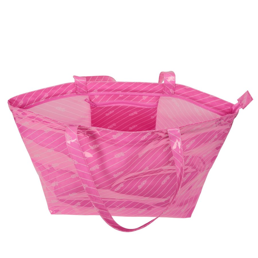 Hndtasker til damer Barbie Logomania Pink 54 x 35 x 17 cm #4