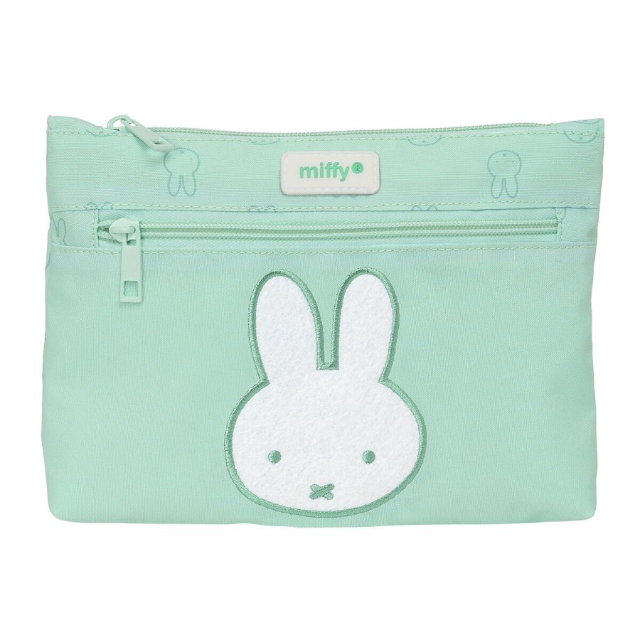 Dobbelt carry-all Miffy Menta Mint 23 x 16 x 3 cm #1