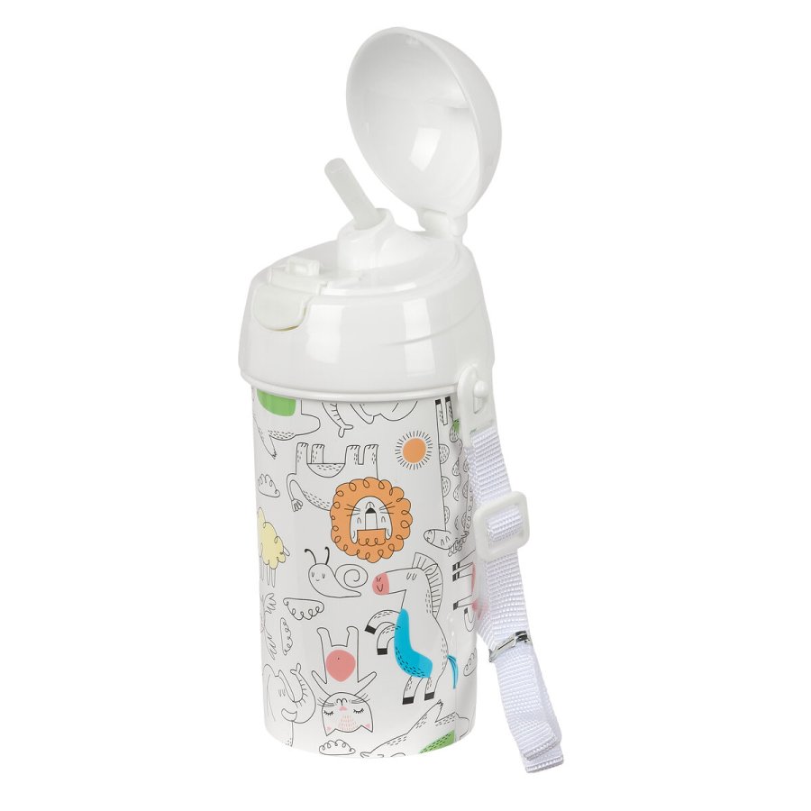 Vandflaske Safta Zoo Beige PVC 500 ml #1