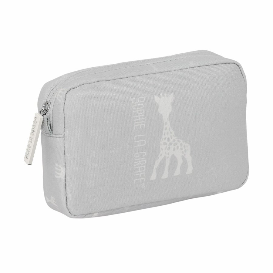 Rejsetoilettaske Sophie la Girafe Lysegr 20 x 13 x 5,5 cm #1